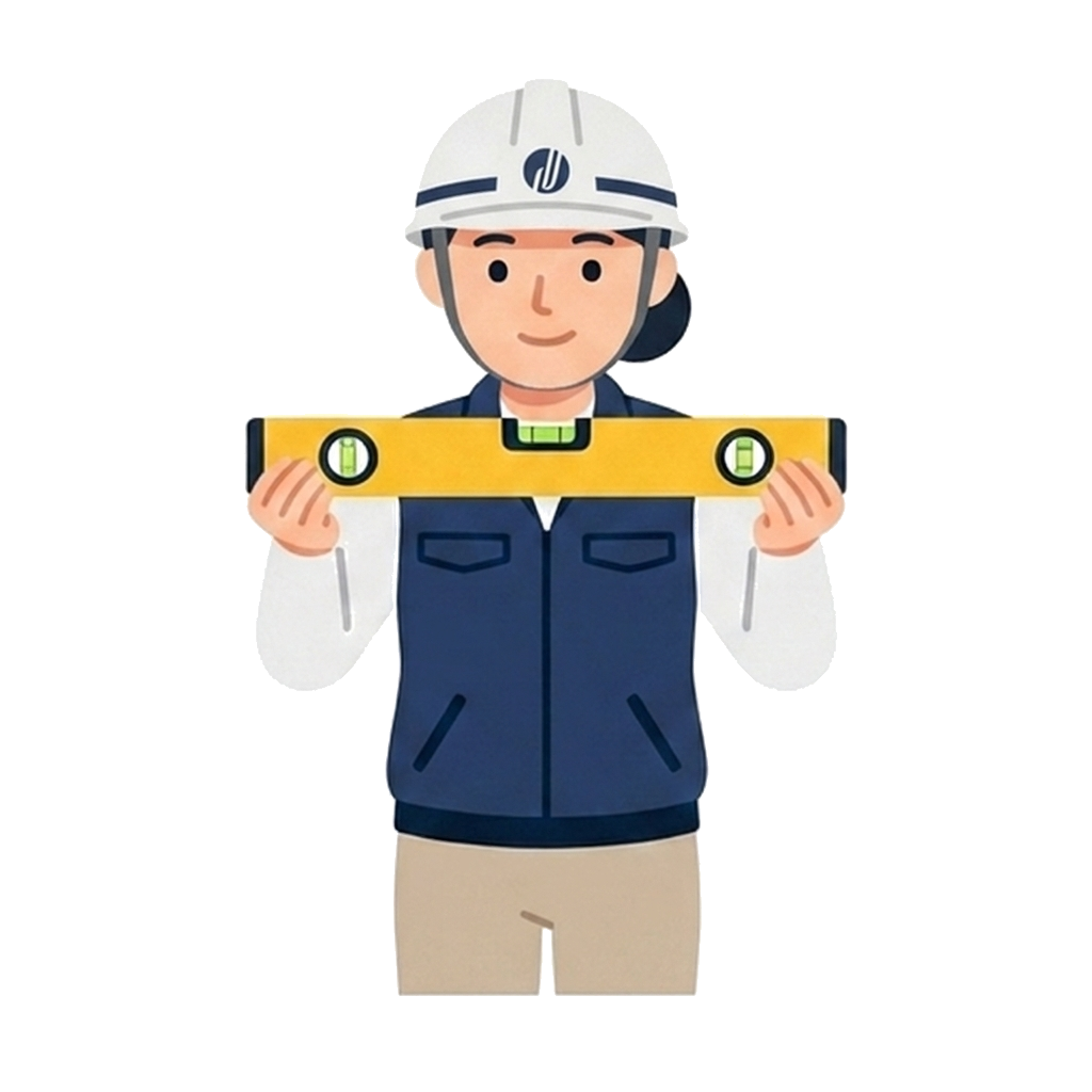 断熱・木完検査のイラスト