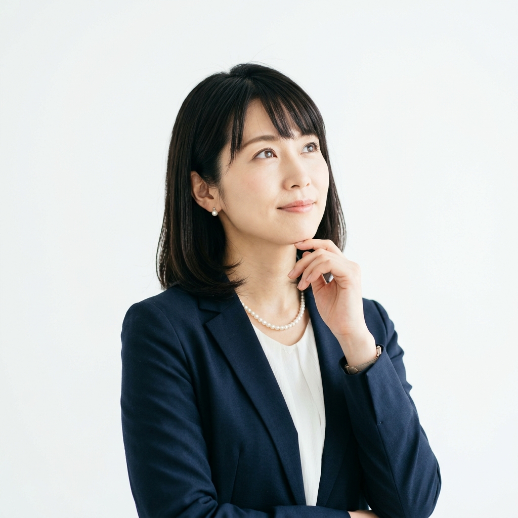 おだやかな表情の女性